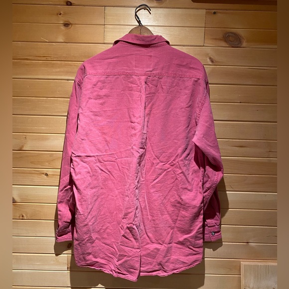 Washed-out Pink long sleeve button up shirt. - Picture 2 of 5